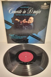 Tchaikovsky Concerto in D Major Vinyl LP London LL1647 Alfredo Campoli Near Mint - Picture 1 of 9