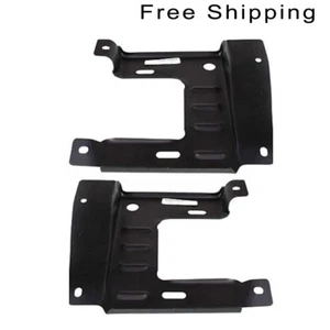 Front Set Of 2 LH & RH Bumper Bracket Plate Mounting Fits Ford F-150 Heritage - Picture 1 of 4
