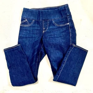 Rock & Republic Denim Rx Fever Pull On Crop Jeans Women's Size 2 Dark Wash Denim - Picture 1 of 8