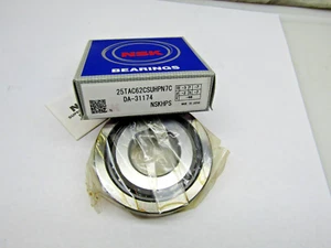 NSK 25TAC62CSUHPN7C 25mm X 62mm X 15mm High Capacity Precision Support Bearing - Picture 1 of 5