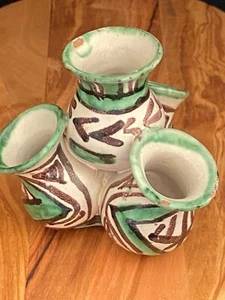 Domingo Punter 59, Artist Signed, Hand Painted Miniature 4 Finger Vase - Picture 1 of 6