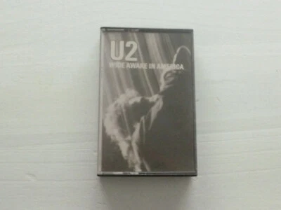 U2 ~ WIDE AWAKE IN AMERICA ~ US 1985 DOLBY HX-PRO ROCK CASSETTE TAPE EP - Image 1 of 4