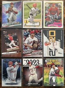 Shohei Ohtani 9-KARTENEINSATZ SET (2020-2024), Los Angeles Angels - Bild 1 von 2