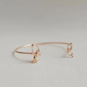 Bali Mother of Pearl Gold Genuine Butterfly Cuff Handmade Crafted Boho Statement - Picture 1 of 6