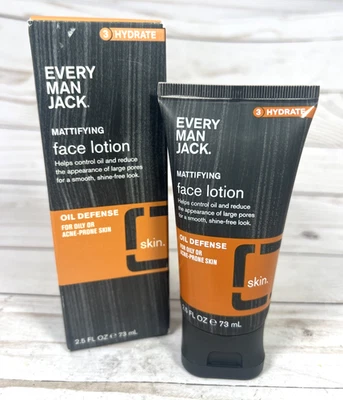 Каждый Мужчина Джек Матирующий Лосьон для Лица Масло Защита Склонной к Акне Кожи 2.5 унции (2Pack) - Изображение 1 из 4