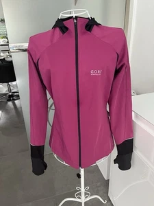 GORE Running Wear SOFT SHELL Jacke Windstopper S 36 pink schwarz Reflektoren - Bild 1 von 9