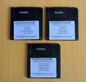 Vintage Music Floppy Disks Collection for Technics GA - EA - G100 - Picture 1 of 8