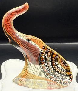 Abraham Palatnik Brazil Lucite Elephant With Red And Black Multi Colored Design - Picture 1 of 4