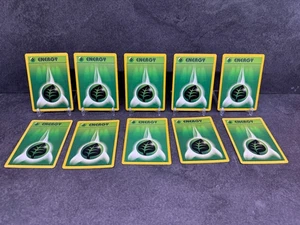 1999 Pokemon Green Gras Leaf Energy 99/102 Trading Card Lot (10 Karten) - Bild 1 von 5