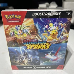 1 Booster Bundle Surging Sparks SV08 Pokemon TCG ( 6 Packs ) - Sealed - Picture 1 of 7