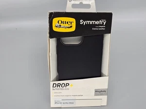 Otterbox Symmetry Cactus Leather Apple iPhone 16 Pro MAX Black **OPEN BOX** - Photo 1 sur 3