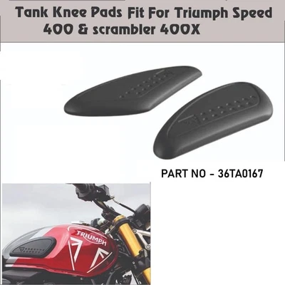 Tank Knee Pads Fits For Triumph Scrambler 400x/Speed 400 - 36TA0167 - Image 1 of 4
