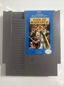 Advanced Dungeons & Dragons: Pool of Radiance (Nintendo, NES) Cart Only - Tested