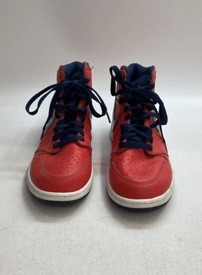 Air Jordan 1 Retro High OG Gym Red Youth Sneakers COA Size 6.5Y - Image 1 of 4