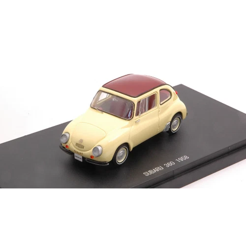 SUBARU 360 1958 BEIGE/BROWN 1:43 Ebbro Auto Stradali Modellino Nuovo - Immagine 1 di 1