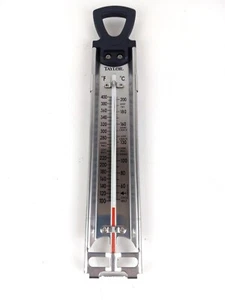 Taylor Kitchen Vintage Candy & Jelly Thermometer Immiscible Stainless & Black - Picture 1 of 6