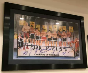 RARE MUHAMMAD ALI JSA LOA 10X MULTI SIGNED BOXING AUTO AUTOGRAPH BAS PSA CLAY - Picture 1 of 5