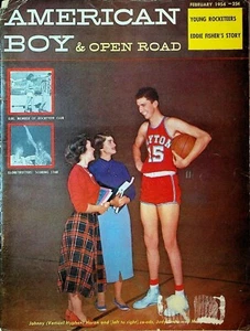 American Boy February 1954 Eddie Fisher Goose Tatum Harlem Globetrotters - Picture 1 of 3