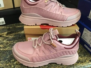 NEW Womens Fitflop Neo-D-Hyker Outdoor Trainers Pink Sky Sneakers Shoes, size 9 - Picture 1 of 5