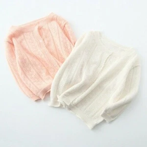 Kids Girl Cardigan Knitted Tops Long Sleeve Coat Round Collar Early Autumn - Picture 1 of 12