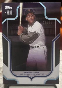 2023 Topps X J-Rod The Show Out Collection Purple /75 Orlando Cepeda Giants #6 - Picture 1 of 2
