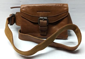Spikes & Sparrow Damen Gürteltasche Bauchtasche Crossbody verstellbar Brandy EUC - Bild 1 von 8