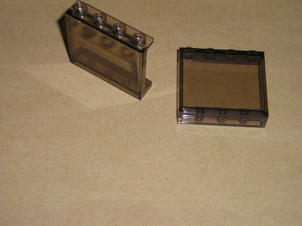 Lego 2 x Panel 4215b 1x4x3 transparent smoke offene Noppe 4513 7035 7897 7744 - Bild 1 von 1