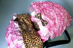 baby Car Seat cover Canopy Cover Blanket fit Most infant car seat L-pink leopard - Picture 1 of 3