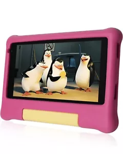 7-Inch Pink Android Tablet for Kids - Picture 1 of 9