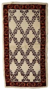 Alfombra anejo Francés Savonnerie 78cm x 148cm 1960s - 1C886 - Picture 1 of 10