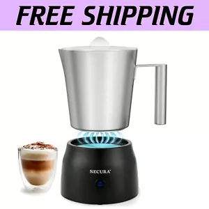 Stainless Steel 250ml Milk Frother & Hot Chocolate Maker with Whisks Included - Picture 1 of 10