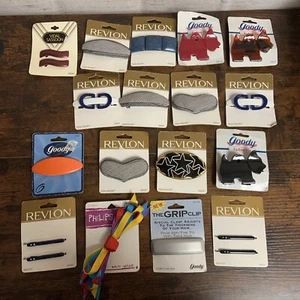 Vtg 90’s Retro Fashion Metal Plastic Revlon/Goody Hair Barrettes/clips/pin Lot - Picture 1 of 18