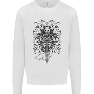 Teutonic Knight St Georges Day Crusader Kids Sweatshirt Boys Girls Jumper - Picture 1 of 87