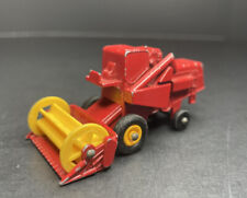 Vintage Matchbox by Lesley #65 Claas Combine Harvester Red And Yellow