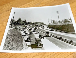 1940's  ARROYO SECO Freeway PASADENA - LOS ANGELES Freeway  B & W Photograph - Picture 1 of 5