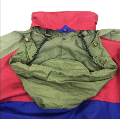 MARKER Mens Anorak Jacket 1/2 Zip Pullover Streetwear Colorblock Vintage 90s L - Image 1 of 4