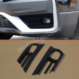 Para Honda CR-V 2020-2022 Negro Luz Antiniebla Parachoques Cubierta Tapicería Accesorios - Imagen 1 de 6