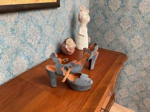 Chie Mihara Sandaletten Gr.40 Plateau Highheels Leder blau mit Karton 1xgetragen - Bild 1 von 10