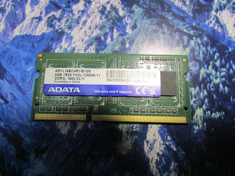 HP 15-p043cl ADATA 4Gb 1rx8 pc3l-12800s RAM SO-DIMM AM1L116BC4R1-B1GS - SINGLE - Image 1 of 1