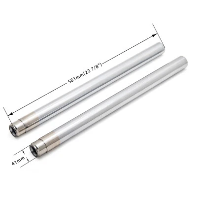 TARAZON 41mm Tubo de horquilla delantera para Harley Softail Heritage Classic Fat Boy