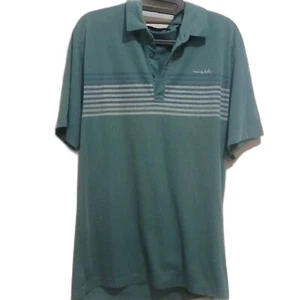 Travis Mathew Herren Poloshirt grün Large Golf leicht Outdoor Freizeit Top - Bild 1 von 14