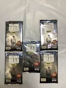 !!LOT OF 5 pack5 CARD PKS!! 2016 AMC Walking Dead Season 4 Part 1 Trading Cards - Picture 1 of 1