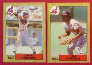 1987 Topps Cleveland Indians Team Set with Traded (32 Cards) - Bild 1 von 1