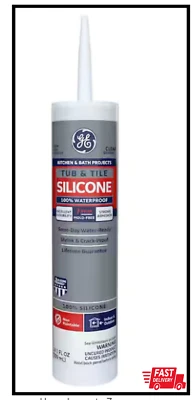 GE Silicone 1 10.1 Oz. Clear Tub and Tile Sealant — 第 1/2 张图片