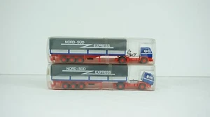Roskopf Miniaturmodelle HO Scale Nord Sud Express Bussing Tractor Trailer Set - Picture 1 of 9