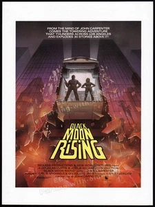 BLACK MOON RISING__Original 1984 Trade print AD promo / poster__JOHN CARPENTER - Picture 1 of 1