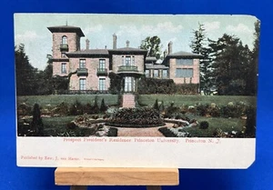 Antike Prospect President's House Princeton University NJ Postkarte ungeteilt - Bild 1 von 6
