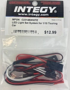 LED Light Set System for 1/10 Touring Car Integy C23148WHITE NEW in Package - Picture 1 of 2