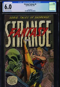 STRANGE FANTASY #6 - CGC-6.0, OW-W - Ajax/Farrell - Golden Age - Picture 1 of 3