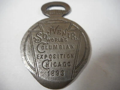 Abridor de caja de reloj de bolsillo Keystone de la exposición colombiana 1893 (REPRO) Foto 1 de 4